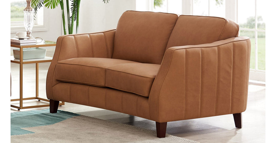 Aria Leather - Love Seat - Furniture Story