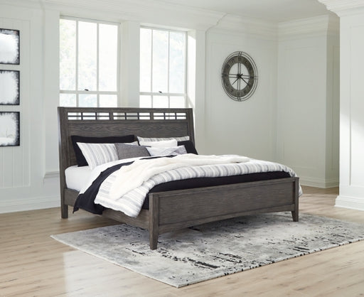 Montillan King Panel Bed - Furniture Story