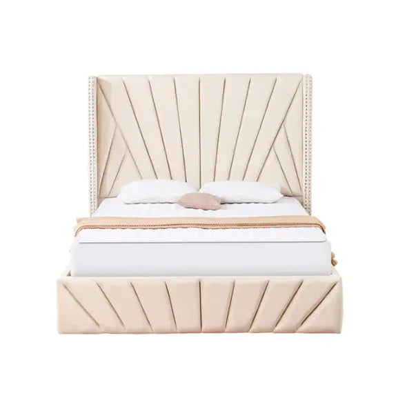 VFB-03 Velvet Storage King Bedframe - Furniture Story