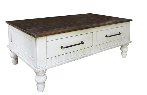 Rock Valley 4 Drawers Cocktail Table - Furniture Story