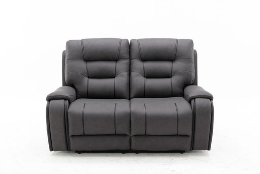 PORTO - LOVESEAT RECLINER - FONDA JET BLACK - Furniture Story