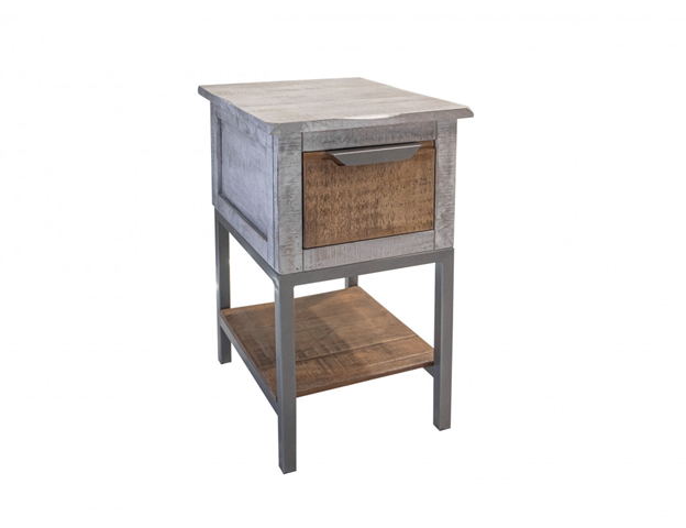 Mita 1 Drawer, Chair Side Table - Furniture Story