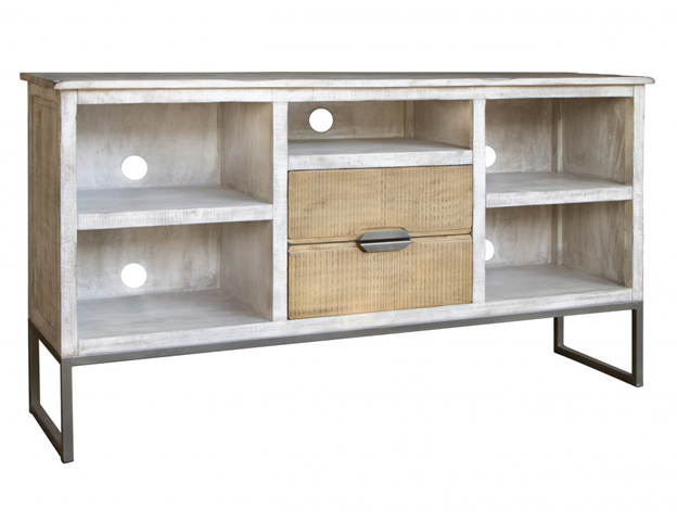 Mita 5 Shelves & 2 Drawers, TV Stand - Furniture Story