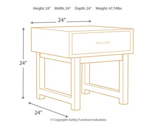 Mondoro End Table - Furniture Story