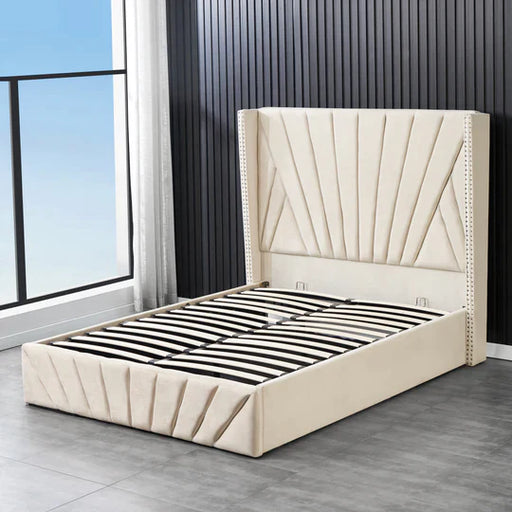 VFB-03 Velvet Storage King Bedframe - Furniture Story