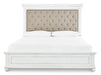 Brynhurst King Upholstered Bed with Storage Bench - Furniture Story