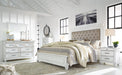 Brynhurst King Upholstered Bed with Storage Bench - Furniture Story