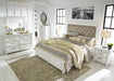 Brynhurst King Upholstered Bed with Storage Bench - Furniture Story