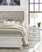 Brynhurst King Upholstered Bed with Storage Bench - Furniture Story