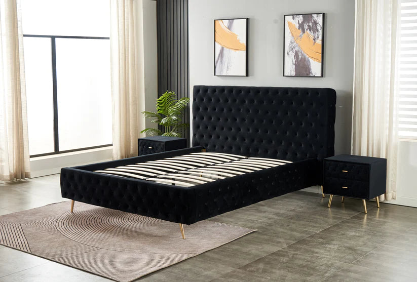 ACE - Tufted - Upholstered Bed - Furniture Story