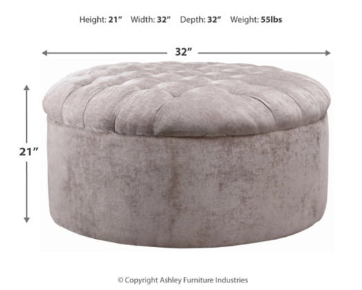 Carnaby Oversized Accent Ottoman - Furniture Story