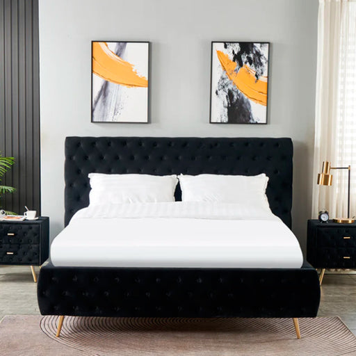 ACE - Tufted - Upholstered Bed - Furniture Story