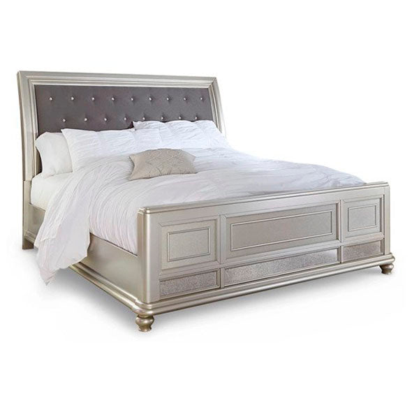 Coralayne Queen Sleigh Bed - Furniture Story