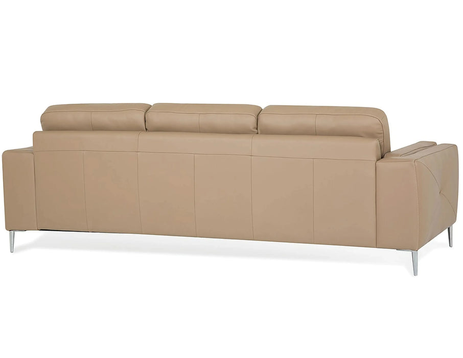 Zuri 77631 Stationary 98" Leather Sofa - Furniture Story