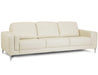 Zuri 77631 Stationary 98" Leather Sofa - Furniture Story