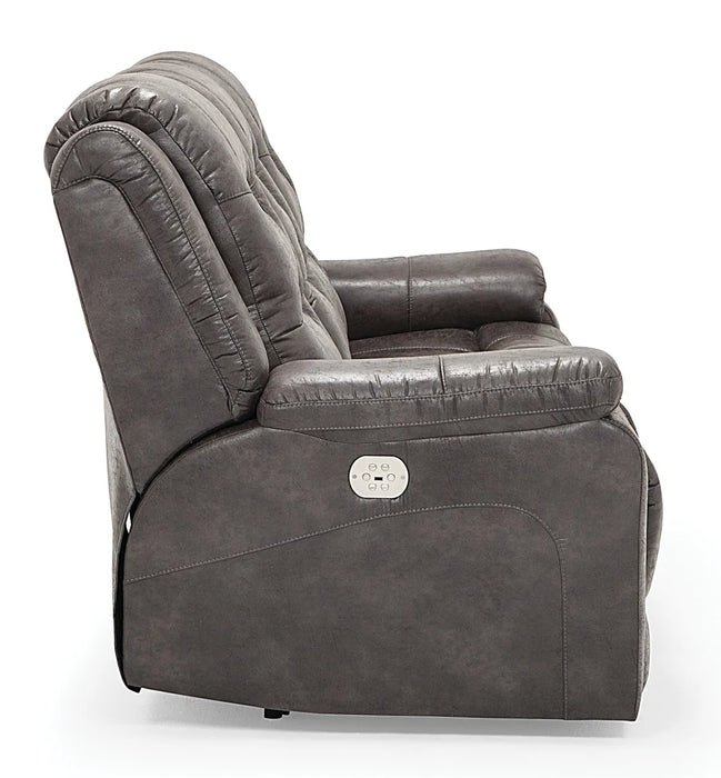 Leighton 41063 Power Headrest Power Reclining 86"  (Made to order) - Furniture Story