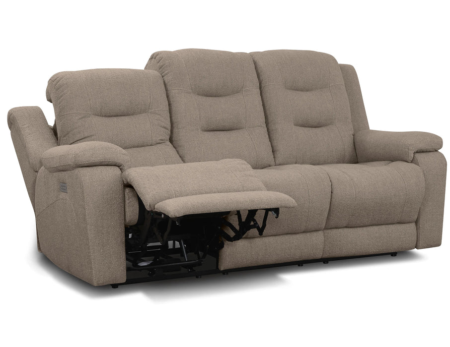 Leighton 41063 Power Headrest Power Reclining 86"  (Made to order) - Furniture Story