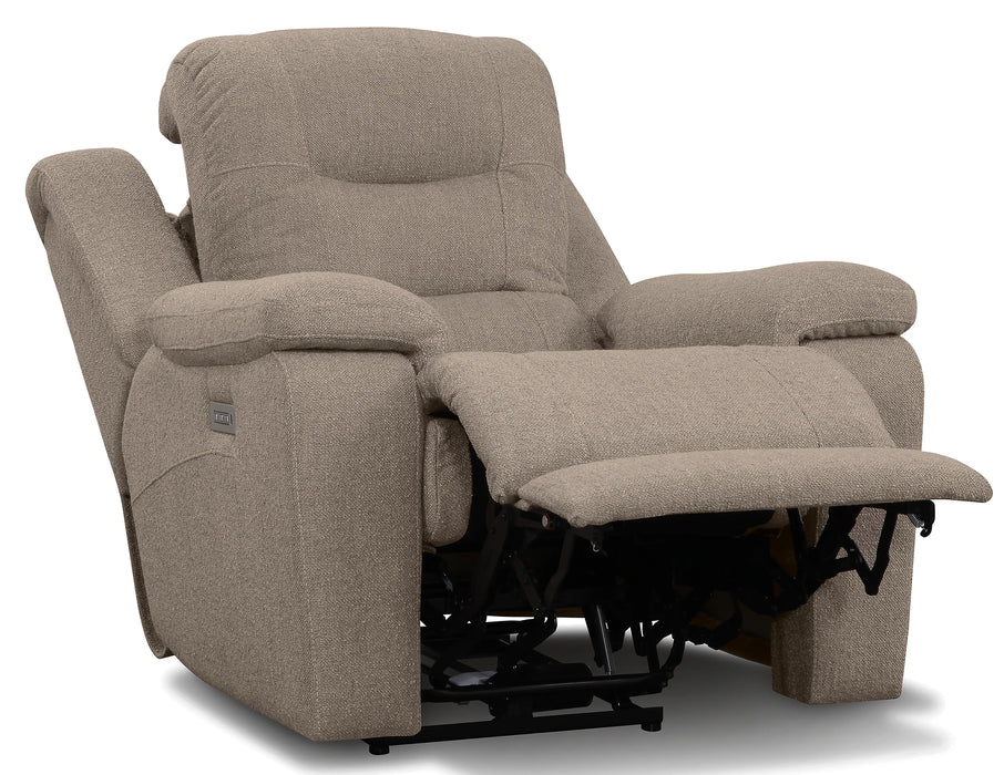 Leighton 41063 Power Headrest - Power Lumbar - Power Recliner (Made to order) - Furniture Story