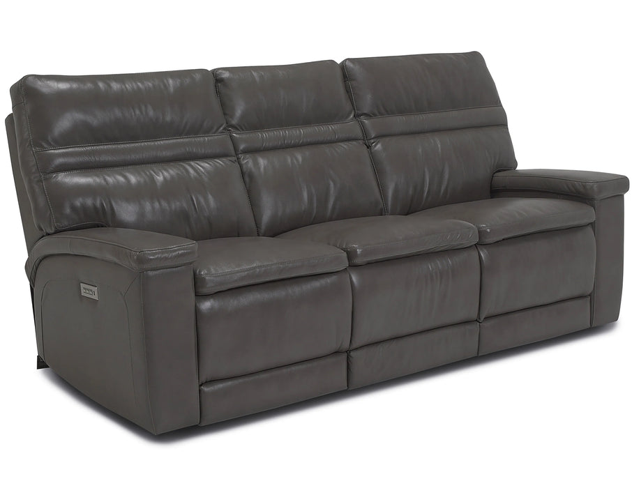 Leo 41185 Power Headrest Power Reclining 85" Sofa (Made to order) - Furniture Story