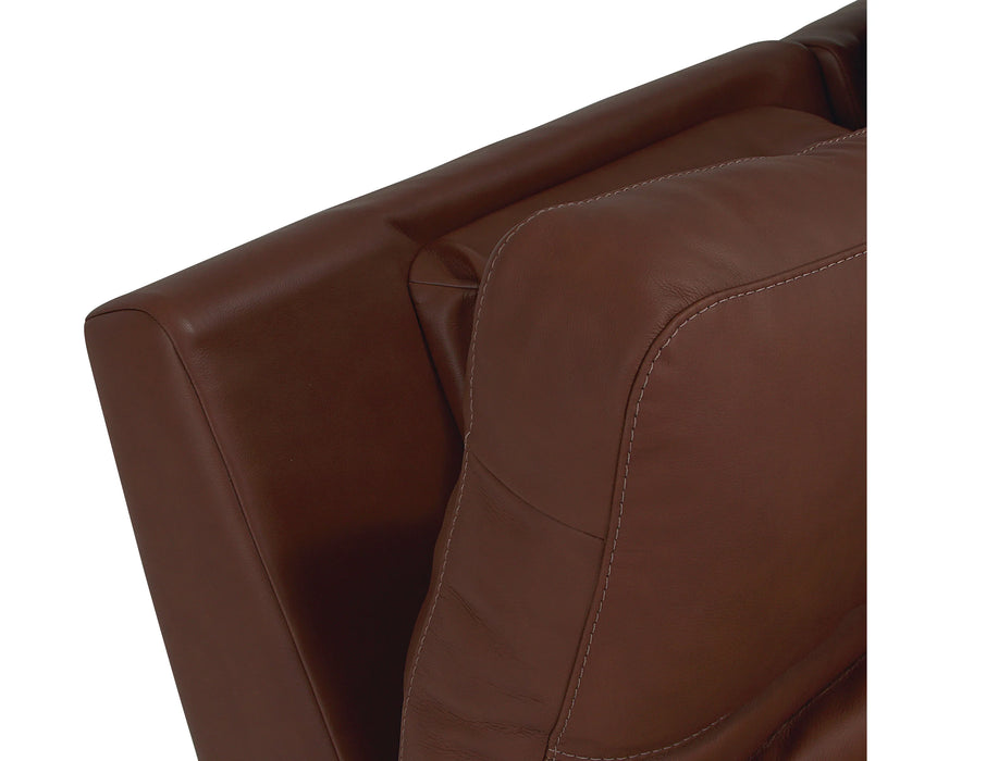 Leo 41185 Power Headrest Power Reclining Sectional (Made to order fabrics and leathers) - Furniture Story