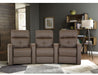 Audio 41422 Power Headrest Power Reclining Home Theater Seating (Made to order) - Furniture Story