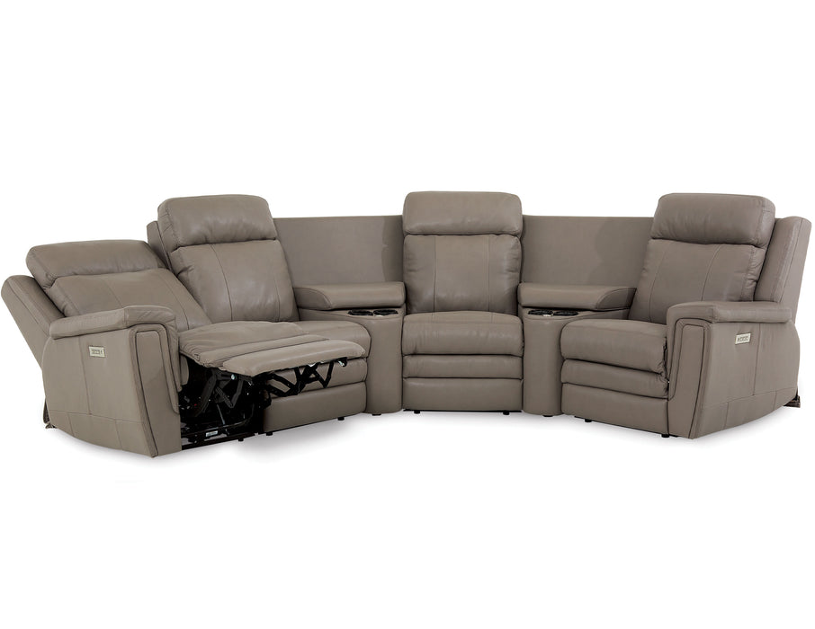 Asher 41065 Power Headrest Power Reclining Sectional (Made to order) - Furniture Story