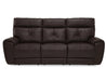 Aedon 41502 Power Headrest Power Reclining 88" Sofa (Fabric and leather choices) - Furniture Story