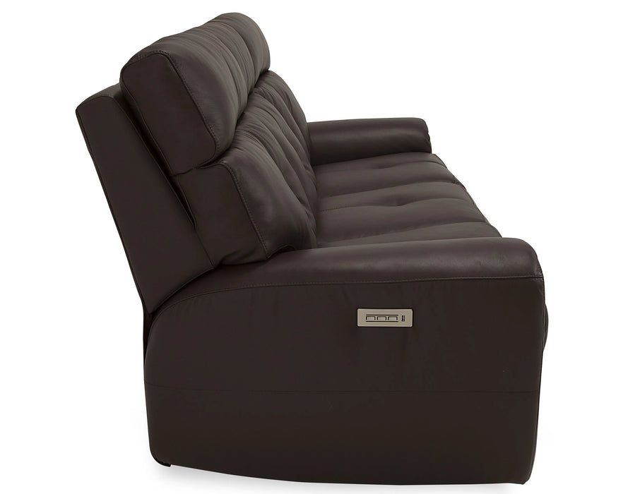 Aedon 41502 Power Headrest Power Reclining 88" Sofa (Fabric and leather choices) - Furniture Story