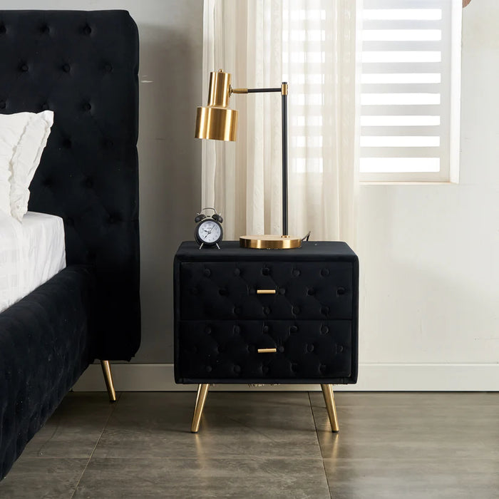 ACE - Tufted - Upholstered Bed - Furniture Story