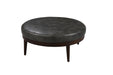 Clarckston Accent Ottoman Two Tone Grey - Furniture Story