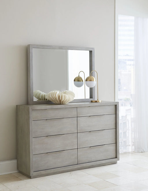 Oxford Eight-Drawer Dresser in Mineral - Furniture Story