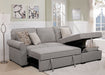 Tristan Sectional Duvernay Stucco - Furniture Story