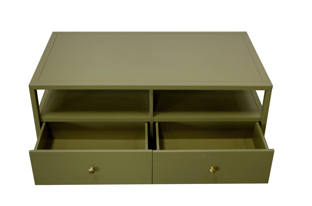 Avana Coffee Table - Olive Green