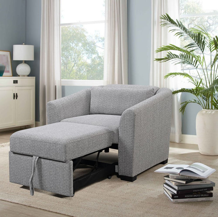 Swanton Media Sleeper Chair HIGHPOINT CEMENT - Furniture Story