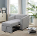 Swanton Media Sleeper Chair HIGHPOINT CEMENT - Furniture Story