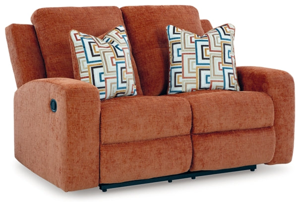 Danum Reclining Love Seat - Furniture Story
