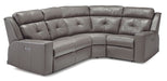 Grove 41062 Power Headrest Power Reclining Sectional (Made to order) - Furniture Story