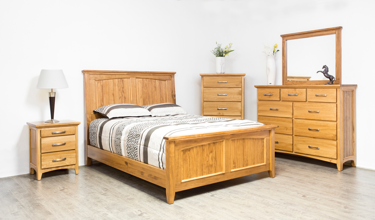 SOPHIA - Custom ALDER Wood - BED - Furniture Story