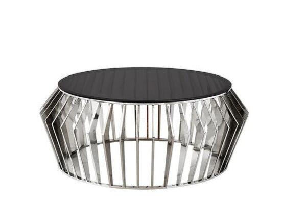 Swank - Silver - Coffee table - Furniture Story