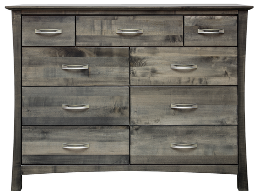 MEGAN - Custom Maple Wood - 9 Drawer Dresser - Furniture Story