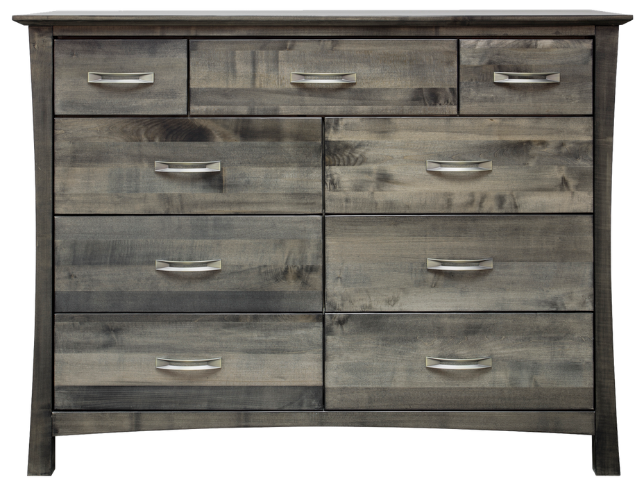 MEGAN - Custom Maple Wood - 9 Drawer Dresser - Furniture Story