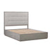 Oxford Upholstered Platform King Bed in Mineral - Furniture Story