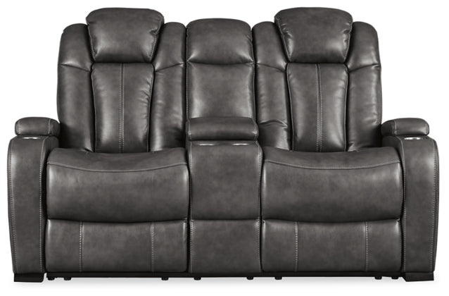 Turbulance Power Reclining Loveseat - Furniture Story