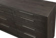 Oxford Eight Drawer Dresser in Basalt Grey - Furniture Story