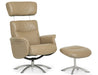 Q04 Quantum Pedestal Recliner Chair and Ottoman - Furniture Story