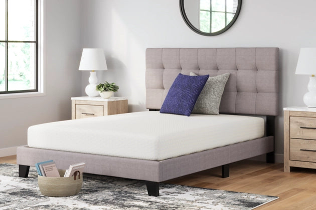 Chime 8 Inch Memory Foam Queen Mattress in a Box - Furniture Story