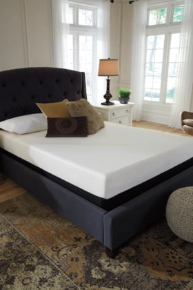 Chime 8 Inch Memory Foam Queen Mattress in a Box - Furniture Story