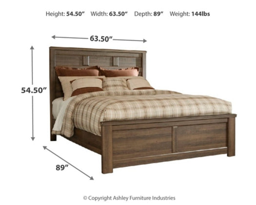 Juararo Queen Panel Bed - Furniture Story
