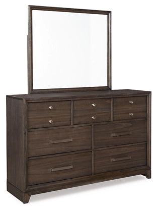 Brueban Dresser and Mirror - Furniture Story