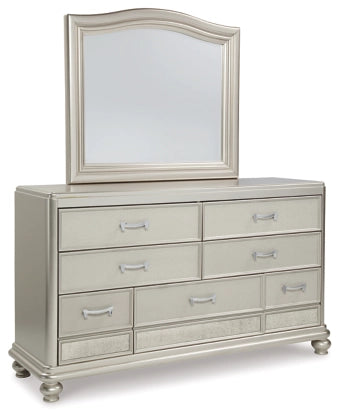 Coralayne Dresser and Mirror - Furniture Story